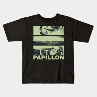 Papillon 1973 Film Kids T-Shirt